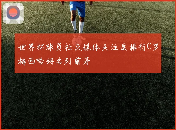 世界杯球员社交媒体关注度排行C罗梅西哈姆名列前茅